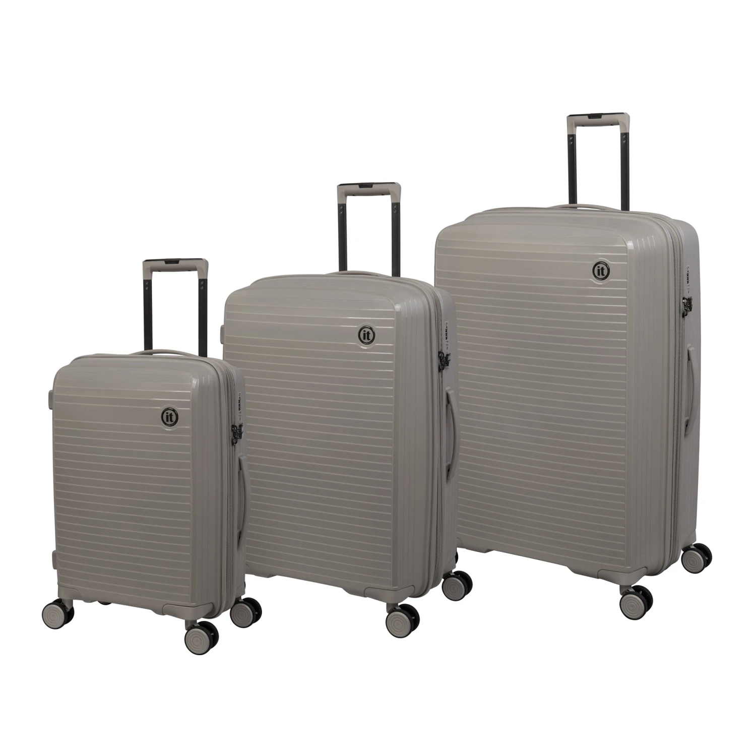 IT Luggage Spontaneous - 3pc Set (Feather Grey) 3 IT Luggage Spontaneous - 3pc Set (Feather Grey)