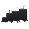 IT Luggage Momentous - 4-Piece Set (Black) -Travel Bag Store 32755 UK15 2886 15 61386 HK15 2886 08BlackSSFrontpanel