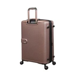 IT Luggage Helixian - 3pc Set (Metallic Rose Gold) -Travel Bag Store 32898 UK16 2842 08MetallicrosegoldS397SSBackpanel