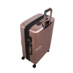 IT Luggage Helixian - 3pc Set (Metallic Rose Gold) -Travel Bag Store 32898 UK16 2842 08MetallicrosegoldS397SSBacktop