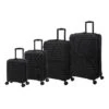 IT Luggage Eco-Protect - 4pc Set (Black) -Travel Bag Store 32913 UK16 2910E08BlackSSFrontpanel
