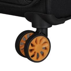 Duo-Tone - 4pc Set (Pewter & Black) -Travel Bag Store 33080 UK12 1519B08Pewter BlackSSWheel