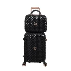 IT Luggage Glitzy - Vanity Case (Black) -Travel Bag Store 33109 UK16 2888A08 16 2888A15BlackSSFrontpanel
