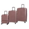 Prosperous - 3pc Set (Metallic Pink) -Travel Bag Store 60660 US16 2379 08Metallicpink S832Frontpanel