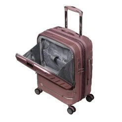 Prosperous - 3pc Set (Metallic Pink) -Travel Bag Store 60866 US16 2379 08Metallicpink S832SSFrontpocket