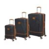 IT Luggage Replicating - 3pc Set (Charcoal) -Travel Bag Store 61284 US16 2632 08DarkshadowwithalmondtrimS015SSFrontpanel