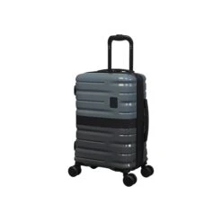 IT Luggage Interfuse - 3pc Set (Lead / Pewter) -Travel Bag Store 61527 US16 2936 08Lead PewterM332SSFrontpanel18.5in