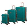 IT Luggage Replicating - 3pc Set (Verdigris) -Travel Bag Store 61586 US16 2632 08VerdigrisSSFrontpanel