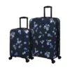 IT Luggage Sheen - 2pc Set (Pansies Floral Blue Depths) -Travel Bag Store 61665 US16 2269C08PansiesfloralbluedepthsP723SSFrontpanel