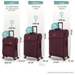 Simultaneous - Cabin (French Port) -Travel Bag Store Simultaneous Set French Port dims weights 2f8410be d80b 48b6 a867 967c6de4a6d1