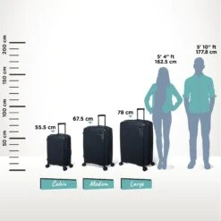 IT Luggage Spontaneous - Cabin (Blueberry) -Travel Bag Store Spontaneous Set Blueberry Relative Size 34cb840d 7b35 4649 b368 d36f1025ac3b